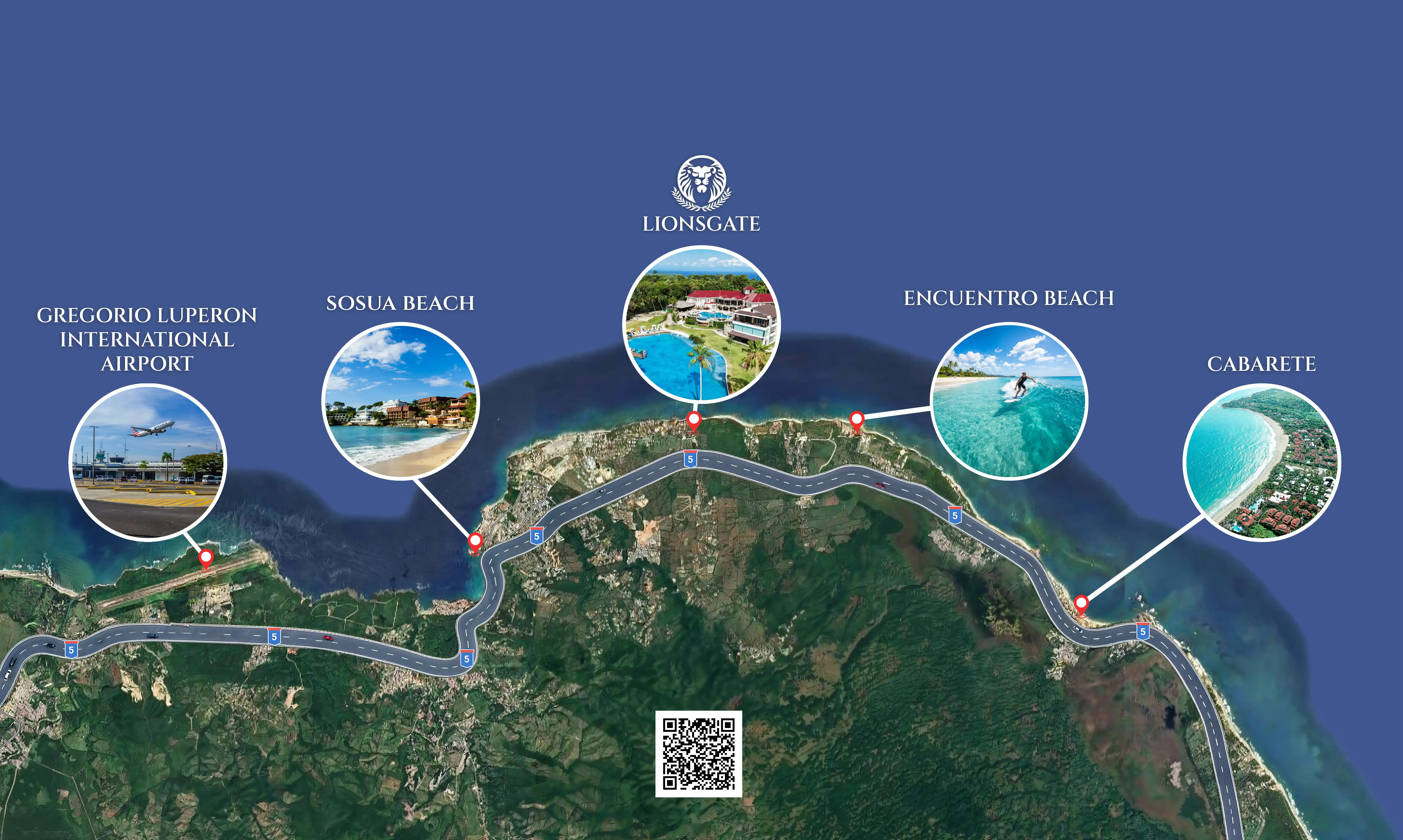 Lionsgate location map
